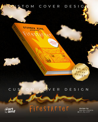 Firestarter by Stephen King Includes some hand-drawn elements