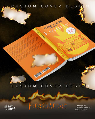Firestarter by Stephen King Includes some hand-drawn elements