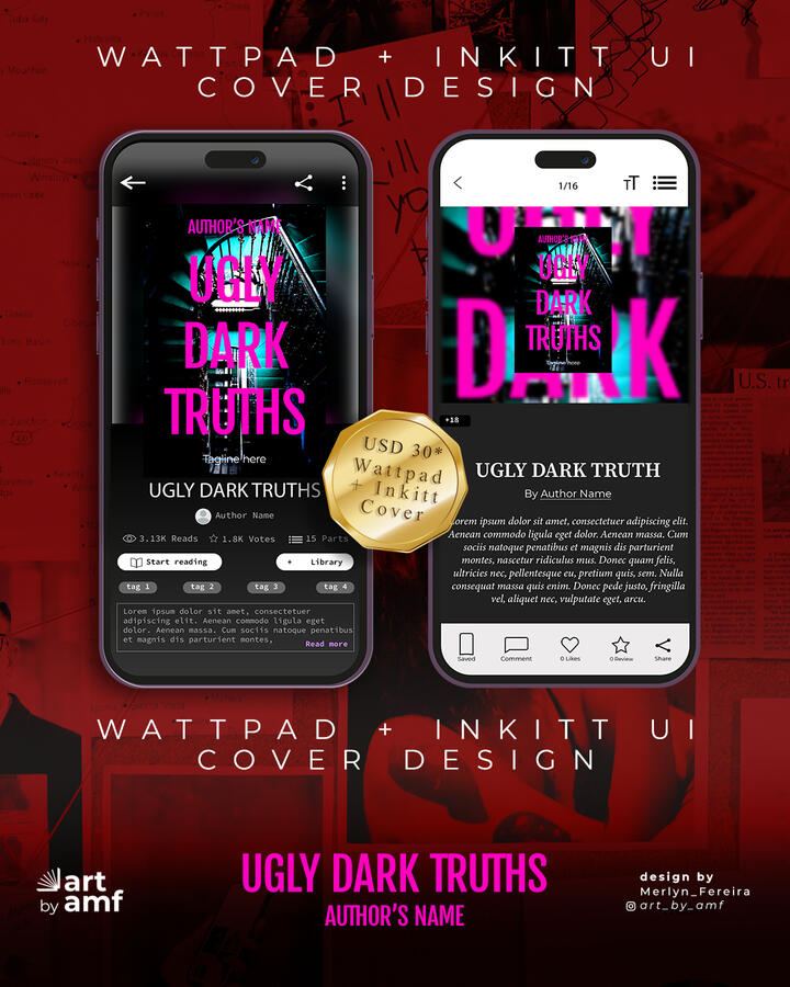 UDT (Wattpad + Inkitt) | USD 30*