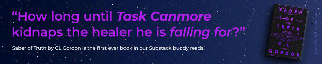 Saber of Truth by CL Gordon | Substack banner design by hashtag_amf